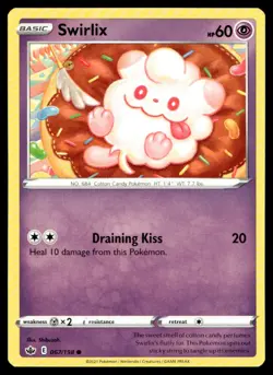Swirlix SWSH06: Chilling Reign 067/198 MP Pokemon TCG | Buy 10 Get 10 Free - Image 1
