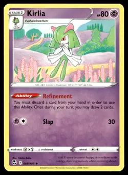 Kirlia SWSH12: Silver Tempest 068/195 MP Pokemon TCG | Buy 10 Get 10 Free - Image 1