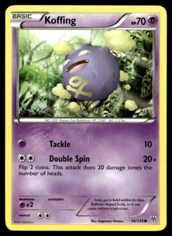 Koffing (56) Plasma Storm 56/135 MP Pokemon TCG | Buy 10 Get 10 Free - Image 1