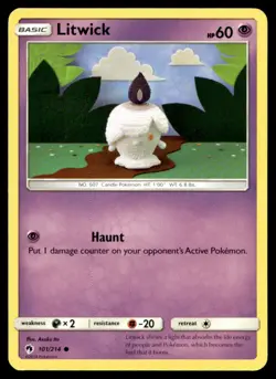 Litwick SM - Lost Thunder 101/214 MP Pokemon TCG | Buy 10 Get 10 Free - Image 1
