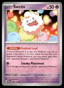 Swirlix SV06: Twilight Masquerade 089/167 MP Pokemon TCG | Buy 10 Get 10 Free - Image 1