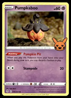 Pumpkaboo Trick or Trade BOOster Bundle 076/203 MP Pokemon TCG | Buy 10 Get 10 F - Image 1
