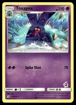 Toxapex SM - Unified Minds 97/236 MP Pokemon TCG | Buy 10 Get 10 Free - Image 1