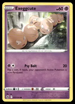 Exeggcute Crown Zenith 057/159 MP Pokemon TCG | Buy 10 Get 10 Free - Image 1