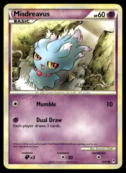 Misdreavus Call of Legends 65/95 MP Pokemon TCG | Buy 10 Get 10 Free - Image 1
