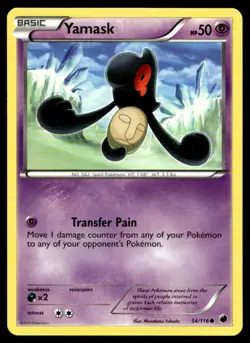 Yamask (54) Plasma Freeze 54/116 MP Pokemon TCG | Buy 10 Get 10 Free - Image 1