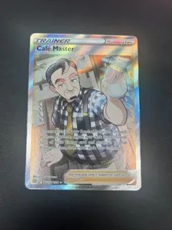 Cafe Master Pokemon • Ultra Rare • TG25/TG30 Brilliant Stars Trainer Gallery - Image 1