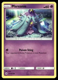 Mareanie SM Base Set 62/149 MP Pokemon TCG | Buy 10 Get 10 Free - Image 1