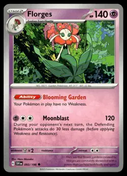Florges SV01: Scarlet & Violet Base Set 093/198 MP Pokemon TCG | Buy 10 Get 10 F - Image 1