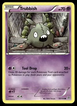Trubbish (65) Plasma Storm 65/135 MP Pokemon TCG | Buy 10 Get 10 Free - Image 1