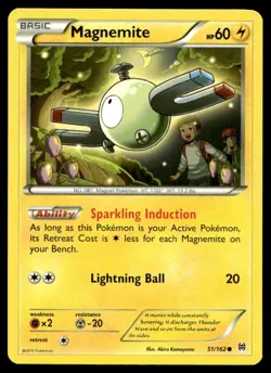 Magnemite (51) XY - BREAKthrough 51/162 MP Pokemon TCG | Buy 10 Get 10 Free - Image 1
