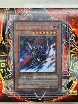Gorz The Emissary Of Darkness RP02-EN000 YuGiOh! RetroPack2 SecretRare HoloBleed - Image 1
