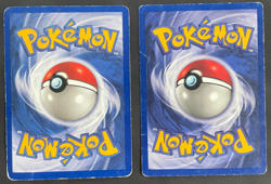 Slowbro 43/62 and Slowpoke 55/62 Fossil Regular Lot Of 2 Pokemon Cards Damaged - Image 2