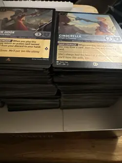 Disney Lorcana En 1 and En 2 700+ Cards Commons Uncommon Rares Few Foils. NM Lot - Image 3