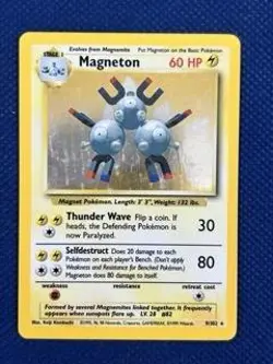 Pokemon Base Set Magneton #009/102 NM - Exact Card Shown * PPI - Image 1