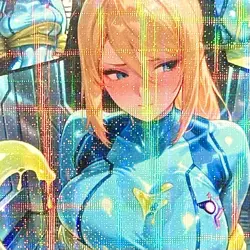 Custom Samus • Goddess Story / Metroid Photo Card (Anime,ACG) - Image 1