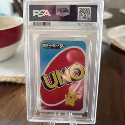PSA 9 Pokemon 2019 Playing Card UNO 9 Mewtwo Blue MINT Japanese Edition 🔥 - Image 3
