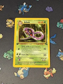 Pokemon Cards Arbok 31/62 Fossil FIRST EDITION WOTC - (NM-) - Image 1