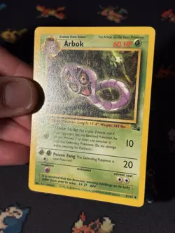 Pokemon Cards Arbok 31/62 Fossil FIRST EDITION WOTC - (NM-) - Image 2