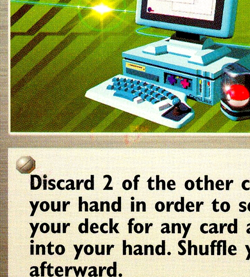 1999 Pokemon COMPUTER SEARCH Base Set INK ERROR Non Holo RARE Card 71/102 WotC - Image 2