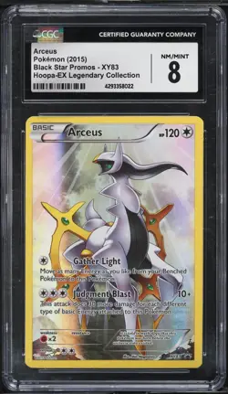 CGC 8 Arceus Black Star Promo XY 2015 Pokemon Card #XY83 - Image 1
