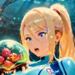 Custom Samus • Goddess Story / Metroid Photo Card (Anime,ACG) - Image 1