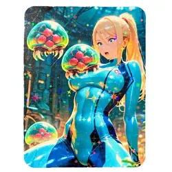 Custom Samus • Goddess Story / Metroid Photo Card (Anime,ACG) - Image 2