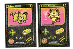 Game Boy Color Pokemon HOLO CARDS MEOWTH & PERSIAN - Image 1