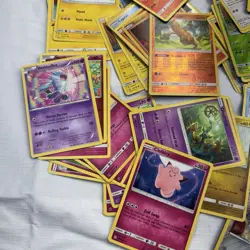 Pokemon Assorted Lot of 50 Single Cards Basic Series - Image 3