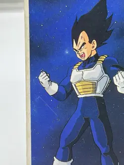 Vegeta Dragon Ball Z Vintage Menko Mini Card Bandai Akira Toriyama Anime 1992 - Image 4