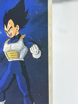 Vegeta Dragon Ball Z Vintage Menko Mini Card Bandai Akira Toriyama Anime 1992 - Image 5
