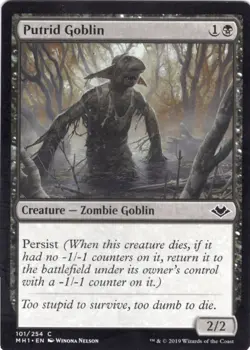 Putrid Goblin C Modern Horizons 101 NM - Image 1