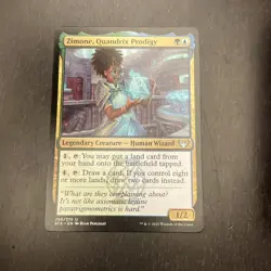 MTG STARTER COMMANDER DECK - Zimone, Quandrix Prodigy - U/G Control - $25 Value - Image 1