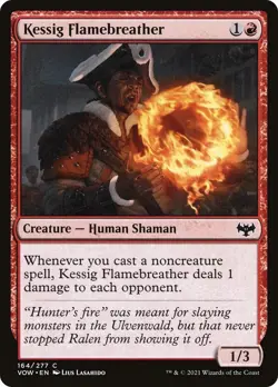 KESSIG FLAMEBREATHER X 4 N/M INNISTRAD CRIMSON VOW MAGIC THE GATHERING - Image 1