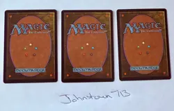 3x MTG Megrim - Stronghold - Artist Signed - Donato Giancola - Image 2