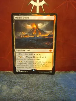 Mount Doom M 0258 Regular Magic The Gathering Lotr - Image 1