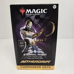 Box Damage - Read - Magic The Gathering Aetherdrift Eternal Might Commander Deck - Image 1