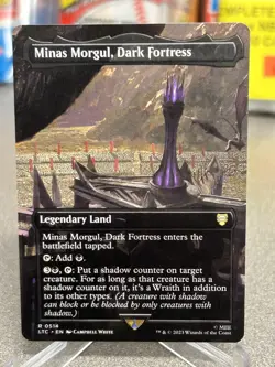 Minas Morgul Dark Fortress 🔥 Borderless NonFOIL 🔥 MTG NM Near Mint LOTR - Image 1