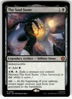 THE SOUL STONE #66 (MYTHIC RARE) MTG MARVEL'S SPIDER-MAN - Image 1