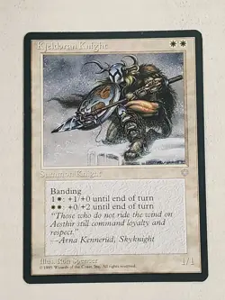 MTG Kjeldoran Knight (Ice Age/White/R) - BGM - Image 1
