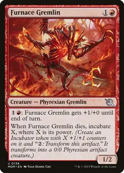 Magic the Gathering (mtg): MOM: Furnace Gremlin (x 4) - Image 1