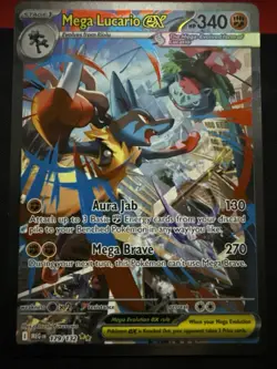 Mega Lucario Ex 179/132 SIR: Pokemon’s Mega Evolution - Pack Fresh! Ships Fast! - Image 3