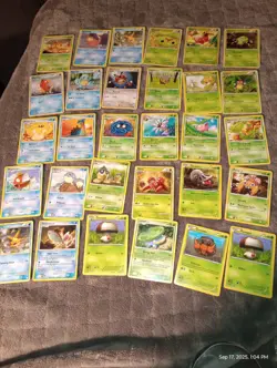 Lot of 30 Pokemon Cards 2007 /2011 From Boostler Packs 2 - Image 1