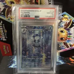Poliwhirl 176/165 Art Rare Pokemon TCG Japanese 151 Card PSA 10 Gem Mint - Image 1
