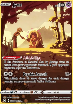 1X NM Jynx - TG04/TG30 - Holo Rare - Pokemon Silver Tempest - Image 1