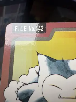 MP - Pokemon Snorlax File No. 143 Pocket Monsters Bandai Carddass Japanese - Image 4