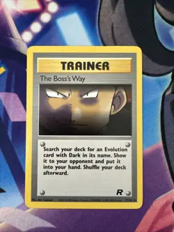 Pokemon TCG - The Boss's Way 73/82 Team Rocket Regular Unlimited - LP - Image 1
