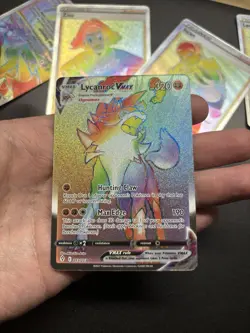 Pokemon Tcg Rainbow Secret Rare Lot, Giratina Vstar, Dragonite Vstar , Lycanroc - Image 5