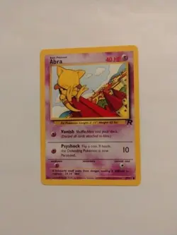Pokemon TCG Abra Team Rocket 49 Regular Unlimited Common - Image 1