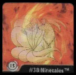 Pokemon Artbox Action Flipz 1999 Nintendo #15 #37 VULPIX #38 NINETALES - Image 1